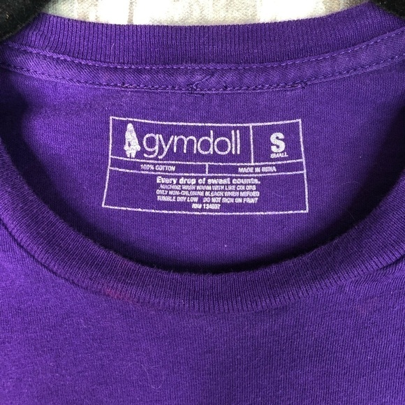 GYMDOLL Royal Purple Tiny Baby Tee - Picture 4 of 6